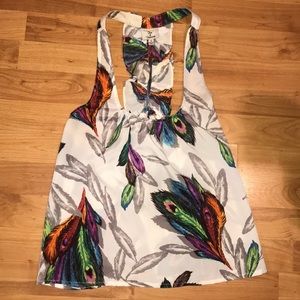 Peacock summer top